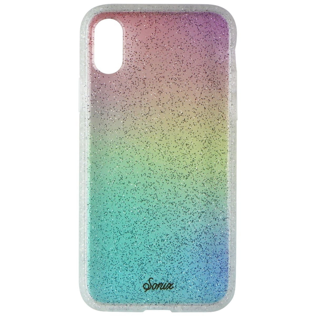 Sonix Clear Coat Case for Apple iPhone X / XS - Rainbow Glitter Image 2