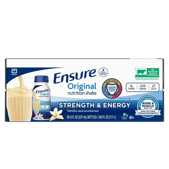 Ensure Original Nutrition Shake Vanilla 8 Fluid Ounce (30 Count) Image 4