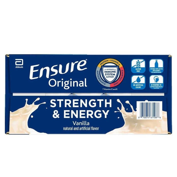 Ensure Original Nutrition Shake Vanilla 8 Fluid Ounce (30 Count) Image 4