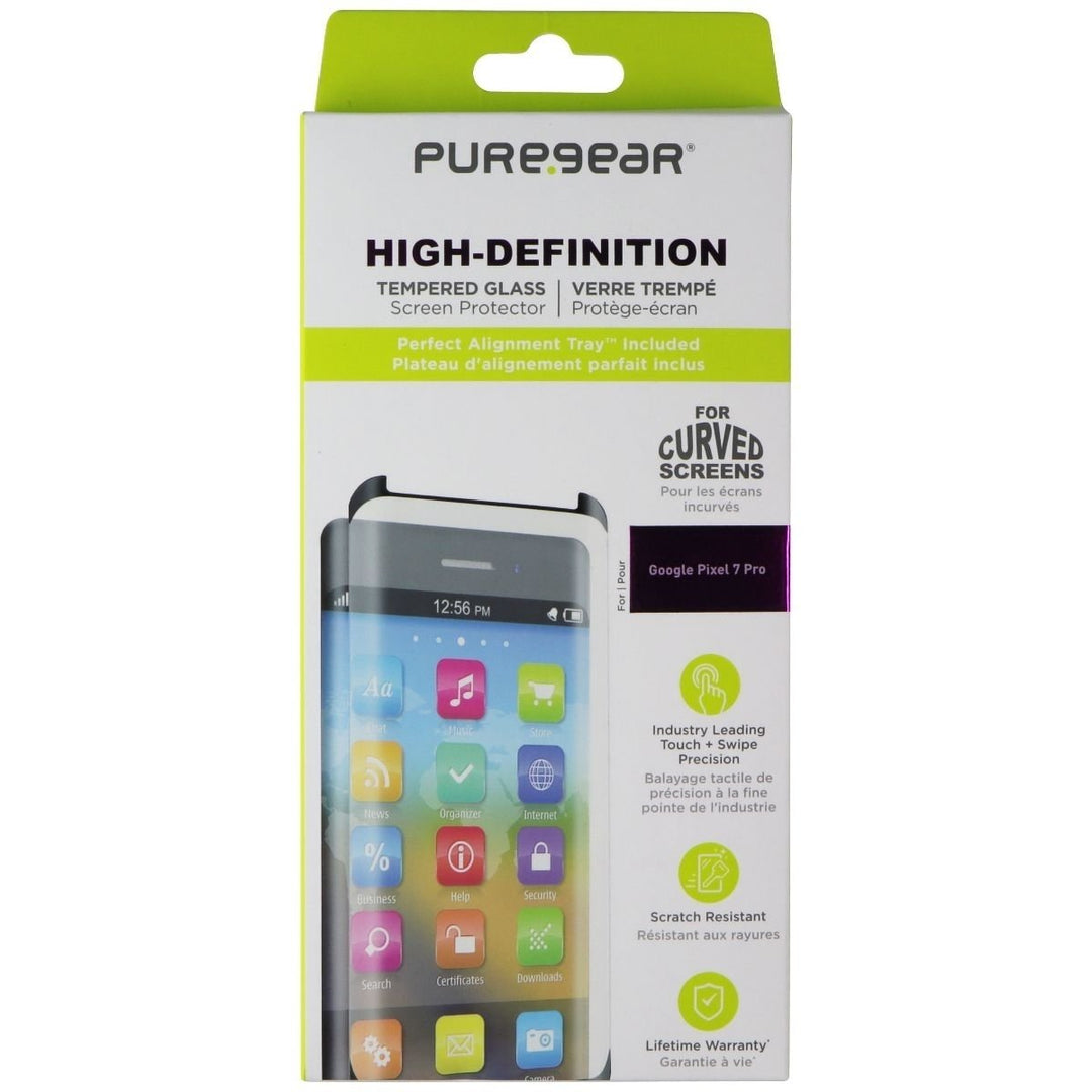 PureGear High-Definition Tempered Glass Screen Protector for Google Pixel 7 Pro Image 1