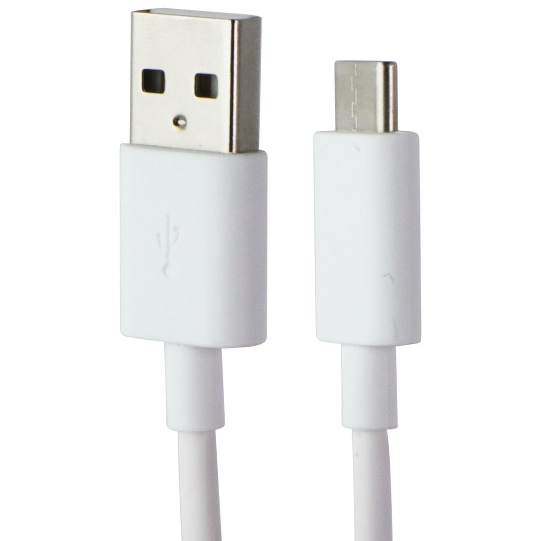 Alcatel USB to USB-C 2.6FT Charge/Sync Cable - White Image 1