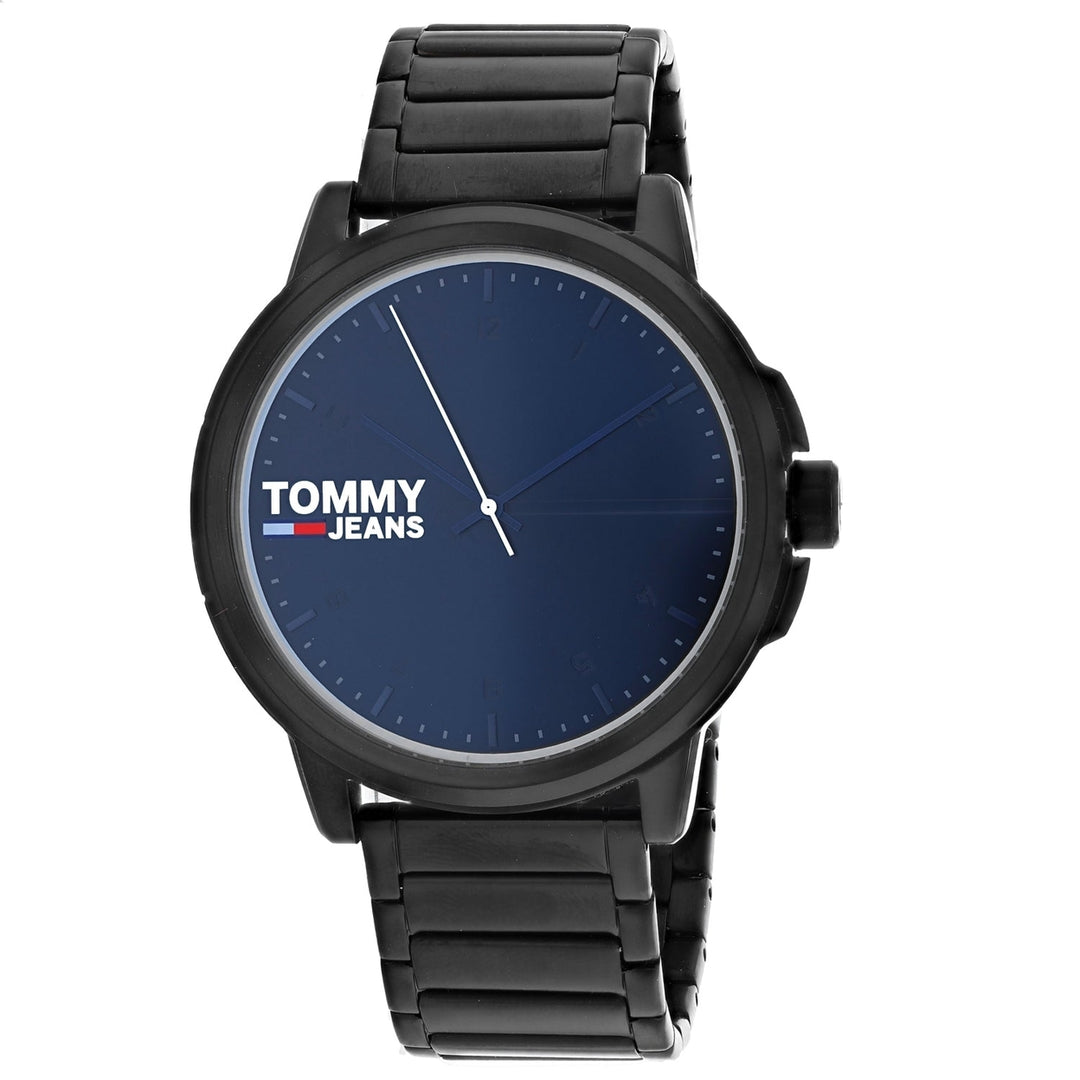 Tommy Hilfiger Mens Grey Dial Watch 1791678 Stainless Steel Quartz Water Resistant Image 1