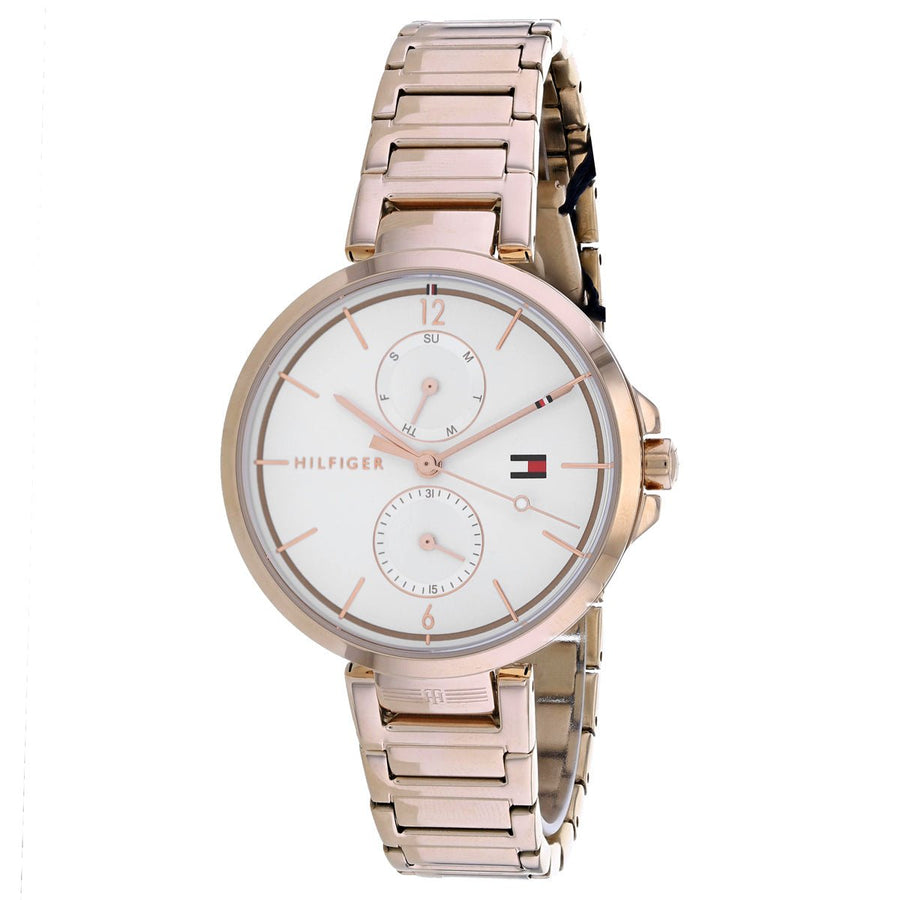 Tommy Hilfiger Angela Womens Rose Gold Dial Quartz Watch 1782124 Stainless Steel Image 1