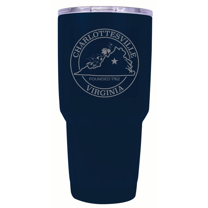 Charlottesville Virginia Souvenir 24 oz Engraved Insulated Stainless Steel Tumbler Image 4