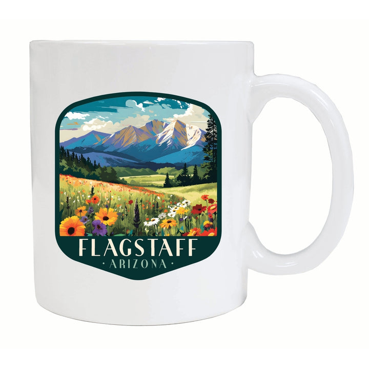 Flagstaff Arizona Design C Souvenir 12 oz Ceramic Coffee Mug Image 1