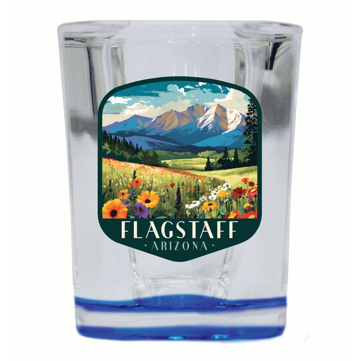 Flagstaff Arizona Design C Souvenir 2 Ounce Shot Glass Square Image 3