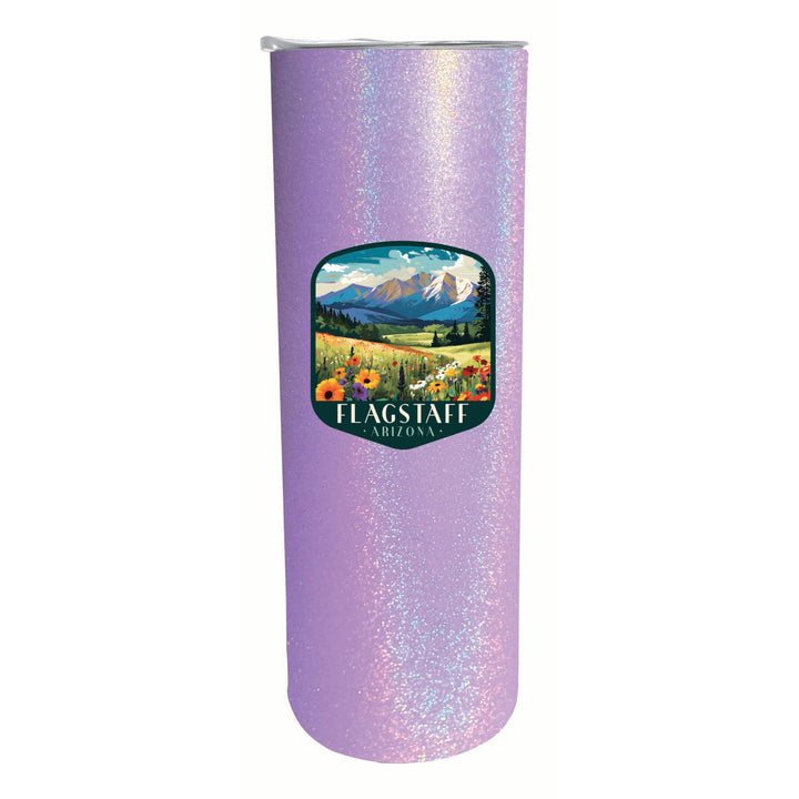 Flagstaff Arizona Design C Souvenir 20 oz Insulated Stainless Steel Skinny Tumbler Image 3