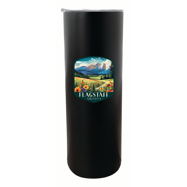 Flagstaff Arizona Design C Souvenir 20 oz Insulated Stainless Steel Skinny Tumbler Image 4