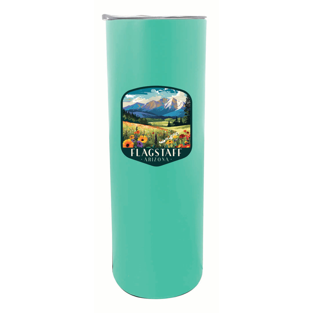 Flagstaff Arizona Design C Souvenir 20 oz Insulated Stainless Steel Skinny Tumbler Image 6