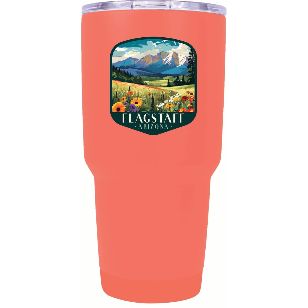 Flagstaff Arizona Design C Souvenir 24 oz Insulated Stainless Steel Tumbler Image 2