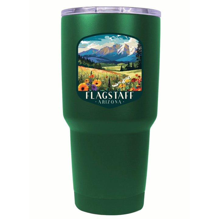 Flagstaff Arizona Design C Souvenir 24 oz Insulated Stainless Steel Tumbler Image 1