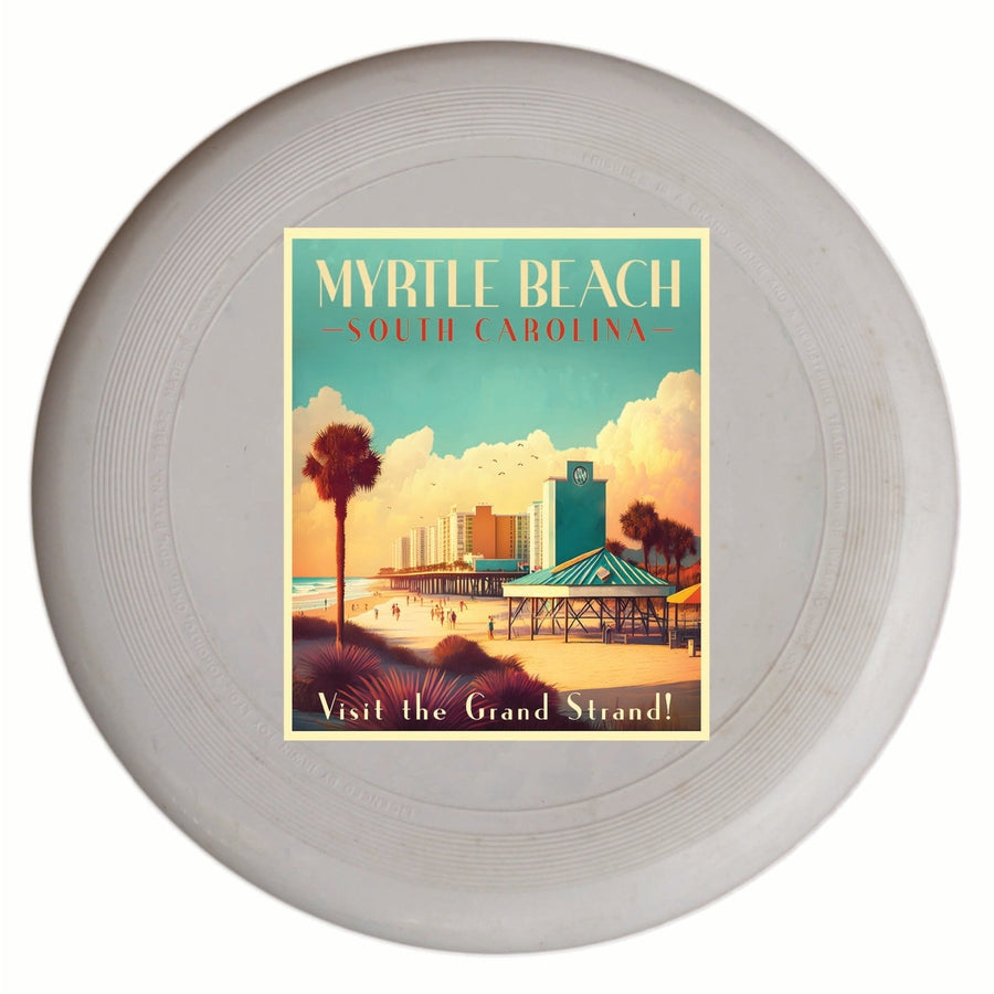 Myrtle Beach South Carolina Design A Souvenir Frisbee Flying Disc Image 1