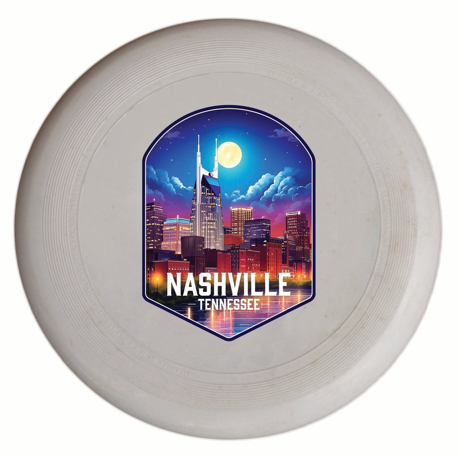 Nashville Tennessee Design D Souvenir Frisbee Flying Disc Image 1