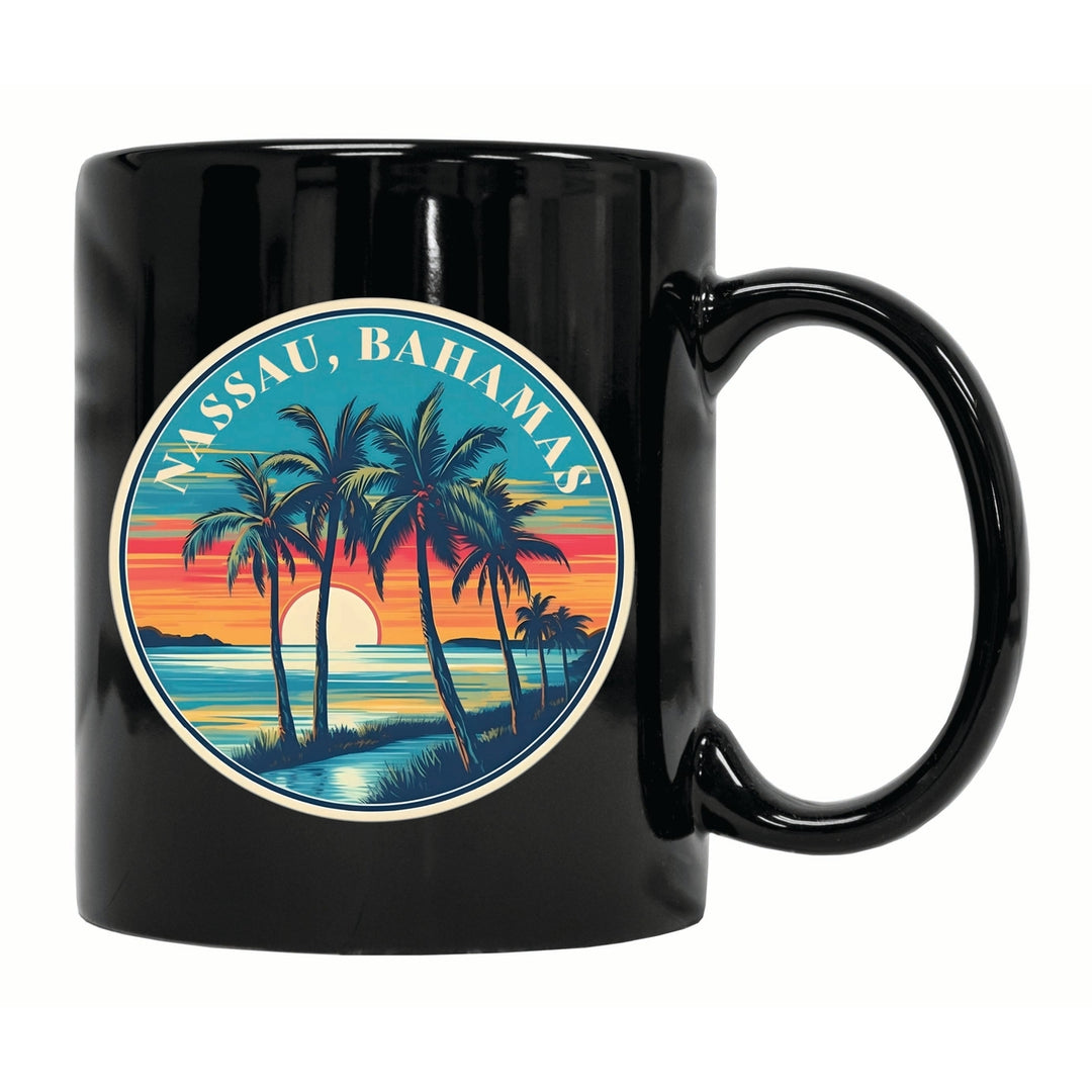 Nassau the Bahamas Design D Souvenir 12 oz Ceramic Coffee Mug Image 1