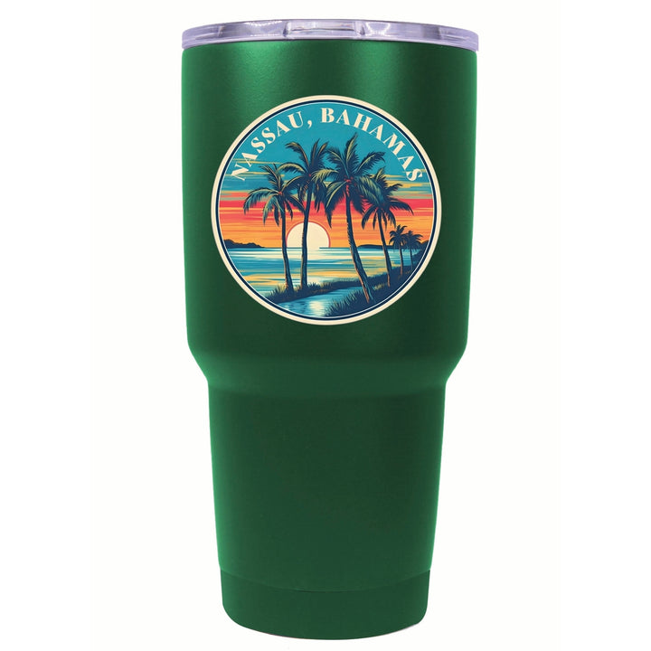 Nassau the Bahamas Design D Souvenir 24 oz Insulated Stainless Steel Tumbler Image 1