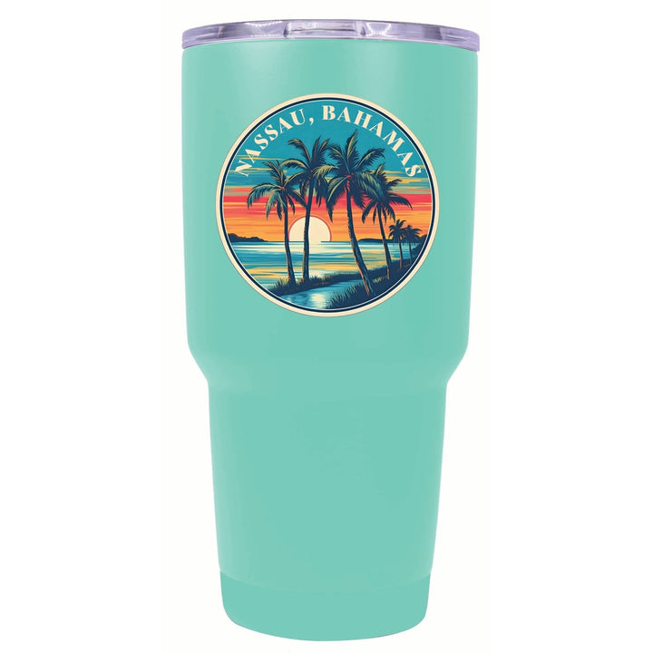 Nassau the Bahamas Design D Souvenir 24 oz Insulated Stainless Steel Tumbler Image 2