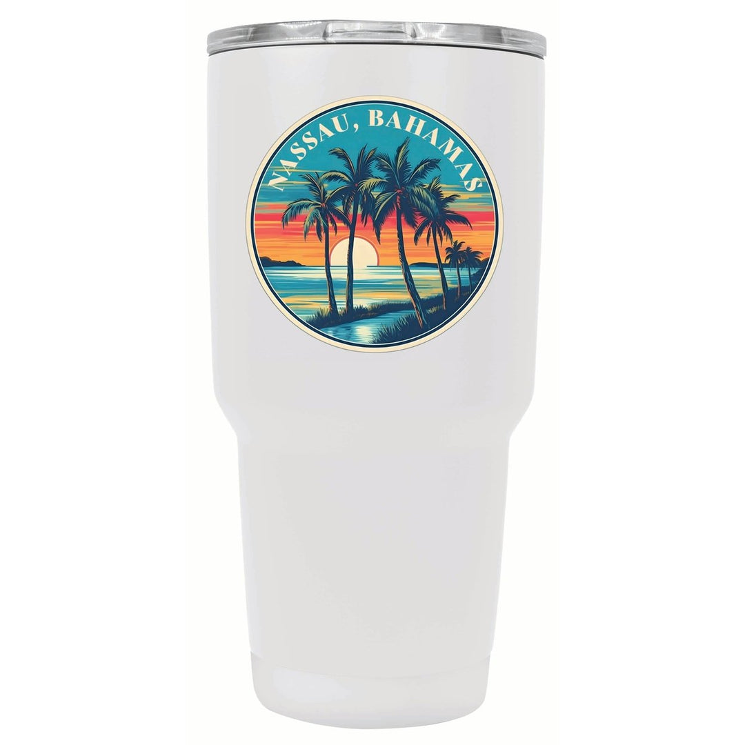 Nassau the Bahamas Design D Souvenir 24 oz Insulated Stainless Steel Tumbler Image 1