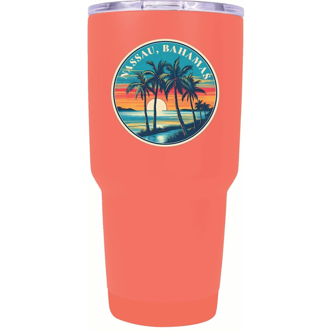 Nassau the Bahamas Design D Souvenir 24 oz Insulated Stainless Steel Tumbler Image 1