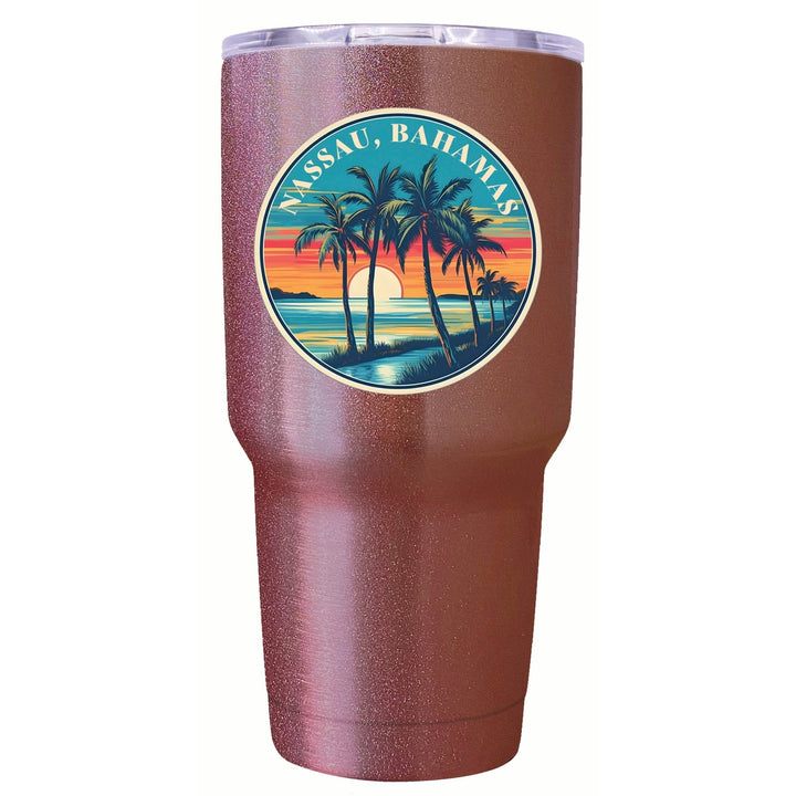 Nassau the Bahamas Design D Souvenir 24 oz Insulated Stainless Steel Tumbler Image 6