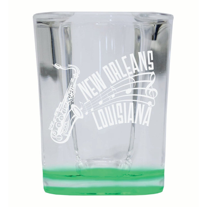 Orleans Louisiana Souvenir 2 Ounce Engraved Shot Glass Square Image 4