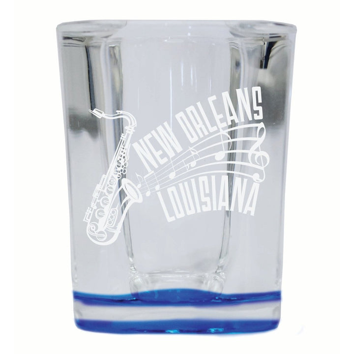 Orleans Louisiana Souvenir 2 Ounce Engraved Shot Glass Square Image 4