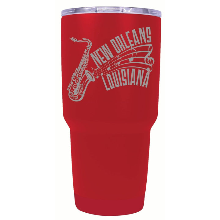 Orleans Louisiana Souvenir 24 oz Engraved Insulated Stainless Steel Tumbler Image 4