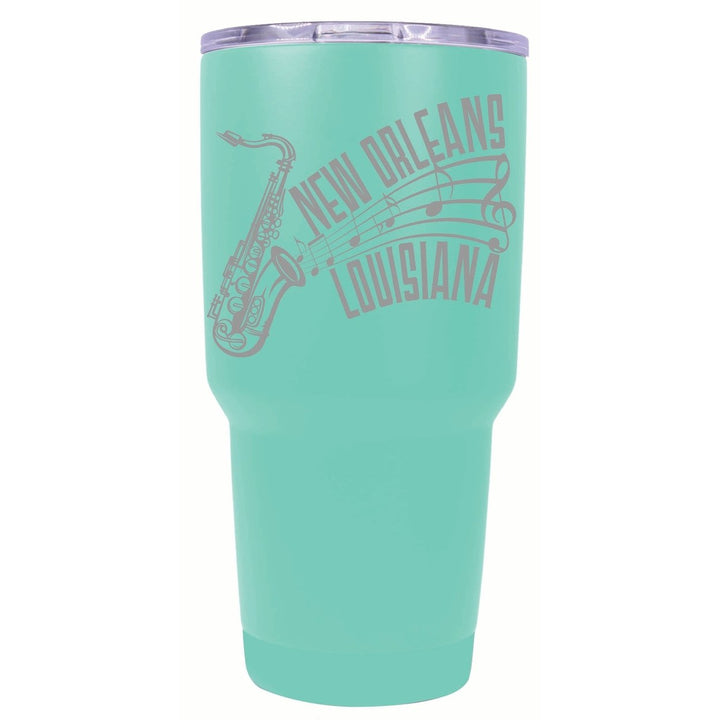 Orleans Louisiana Souvenir 24 oz Engraved Insulated Stainless Steel Tumbler Image 6