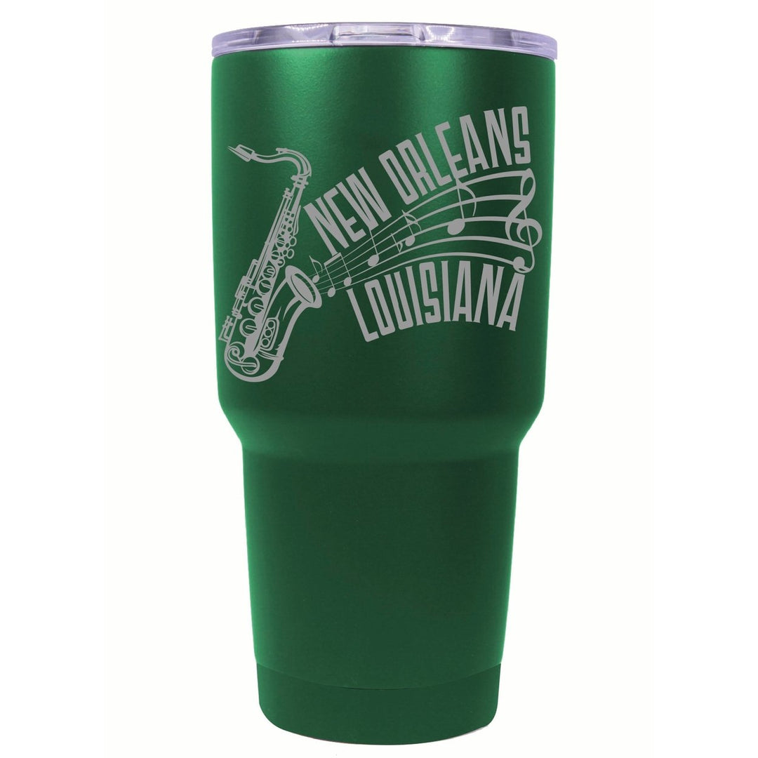 Orleans Louisiana Souvenir 24 oz Engraved Insulated Stainless Steel Tumbler Image 8