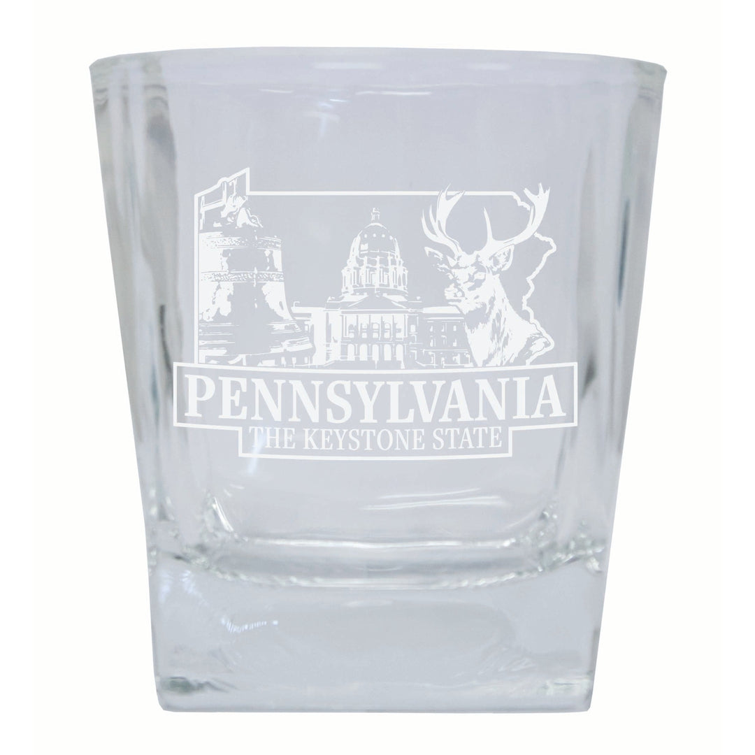 Pennsylvania Souvenir 7 oz Engraved Shooter Glass Image 1