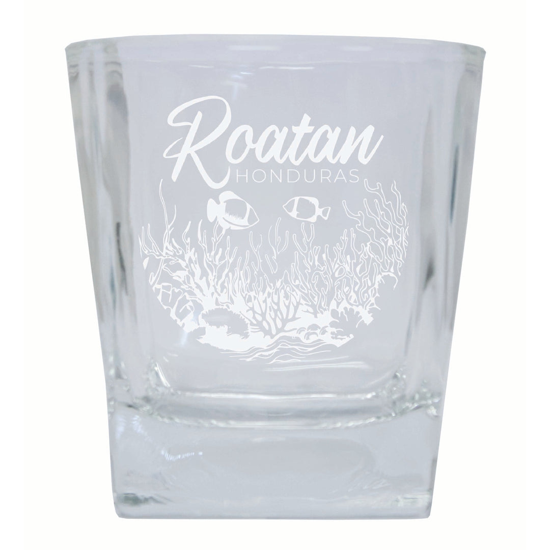 Roatan Honduras Souvenir 7 oz Engraved Shooter Glass Image 1