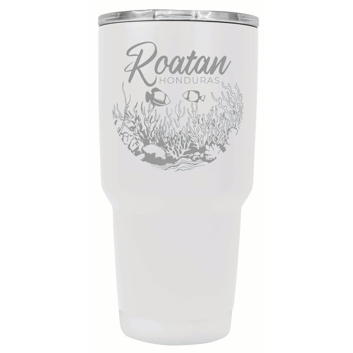 Roatan Honduras Souvenir 24 oz Engraved Insulated Stainless Steel Tumbler Image 2