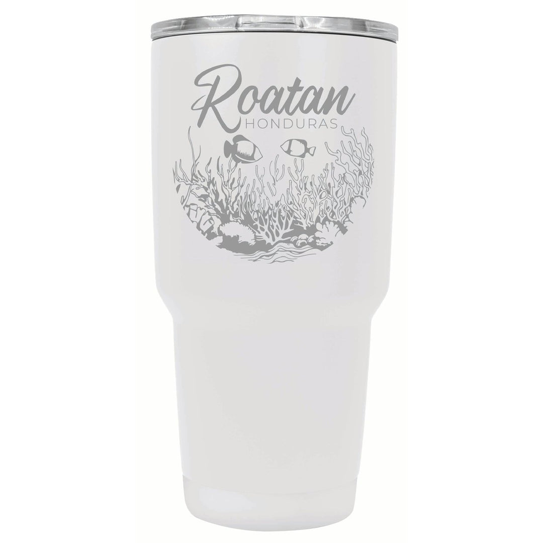 Roatan Honduras Souvenir 24 oz Engraved Insulated Stainless Steel Tumbler Image 1