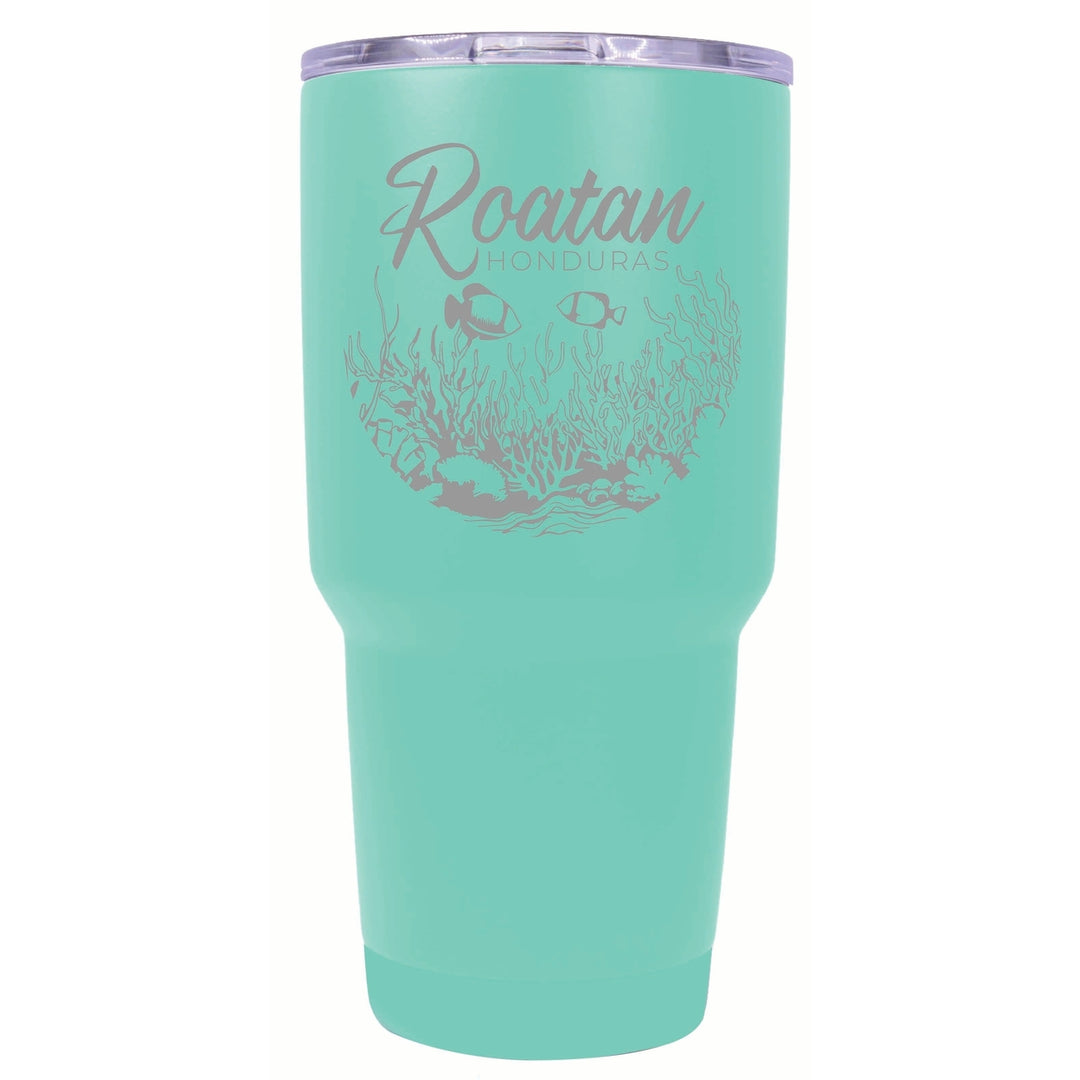 Roatan Honduras Souvenir 24 oz Engraved Insulated Stainless Steel Tumbler Image 3