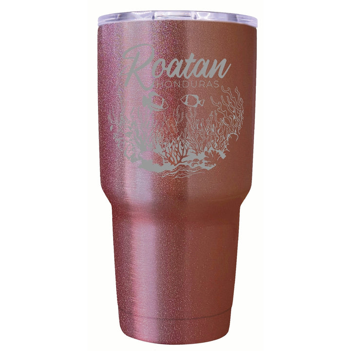 Roatan Honduras Souvenir 24 oz Engraved Insulated Stainless Steel Tumbler Image 4