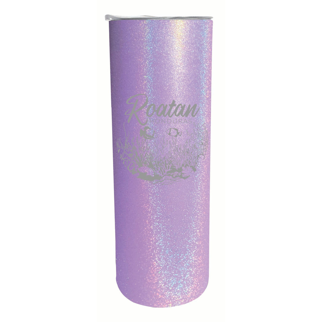 Roatan Honduras Souvenir 20 oz Engraved Insulated Stainless Steel Skinny Tumbler Image 3