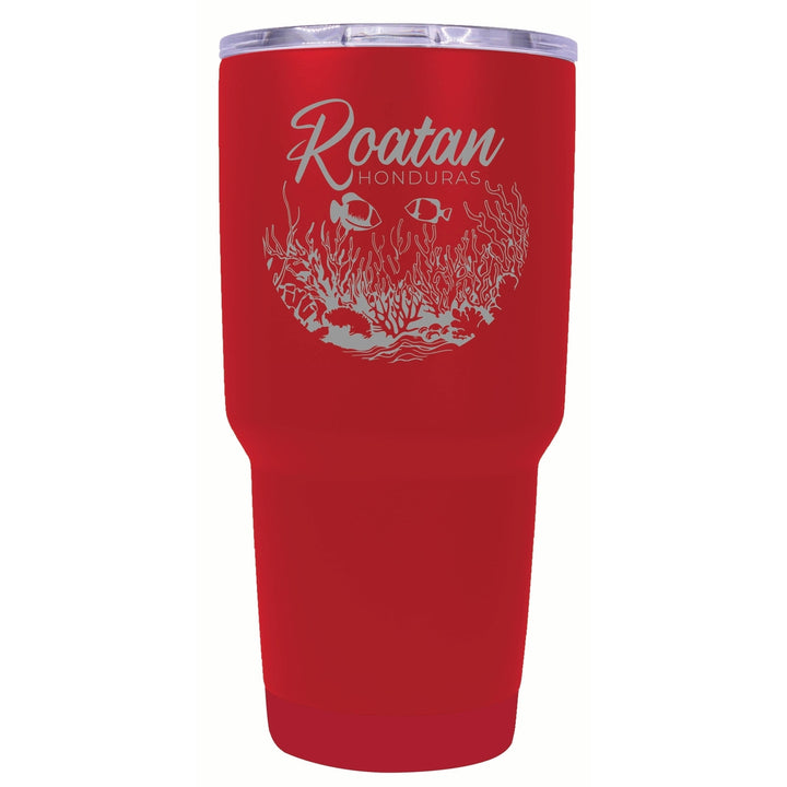 Roatan Honduras Souvenir 24 oz Engraved Insulated Stainless Steel Tumbler Image 4