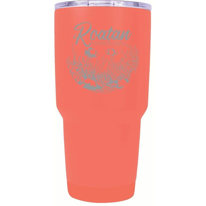 Roatan Honduras Souvenir 24 oz Engraved Insulated Stainless Steel Tumbler Image 7