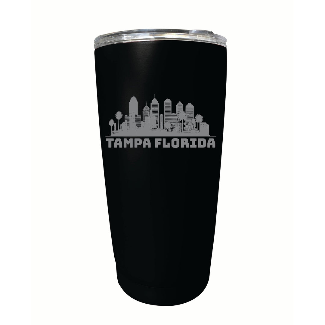 Tampa Florida Souvenir 16 oz Engraved Stainless Steel Insulated Tumbler Image 6