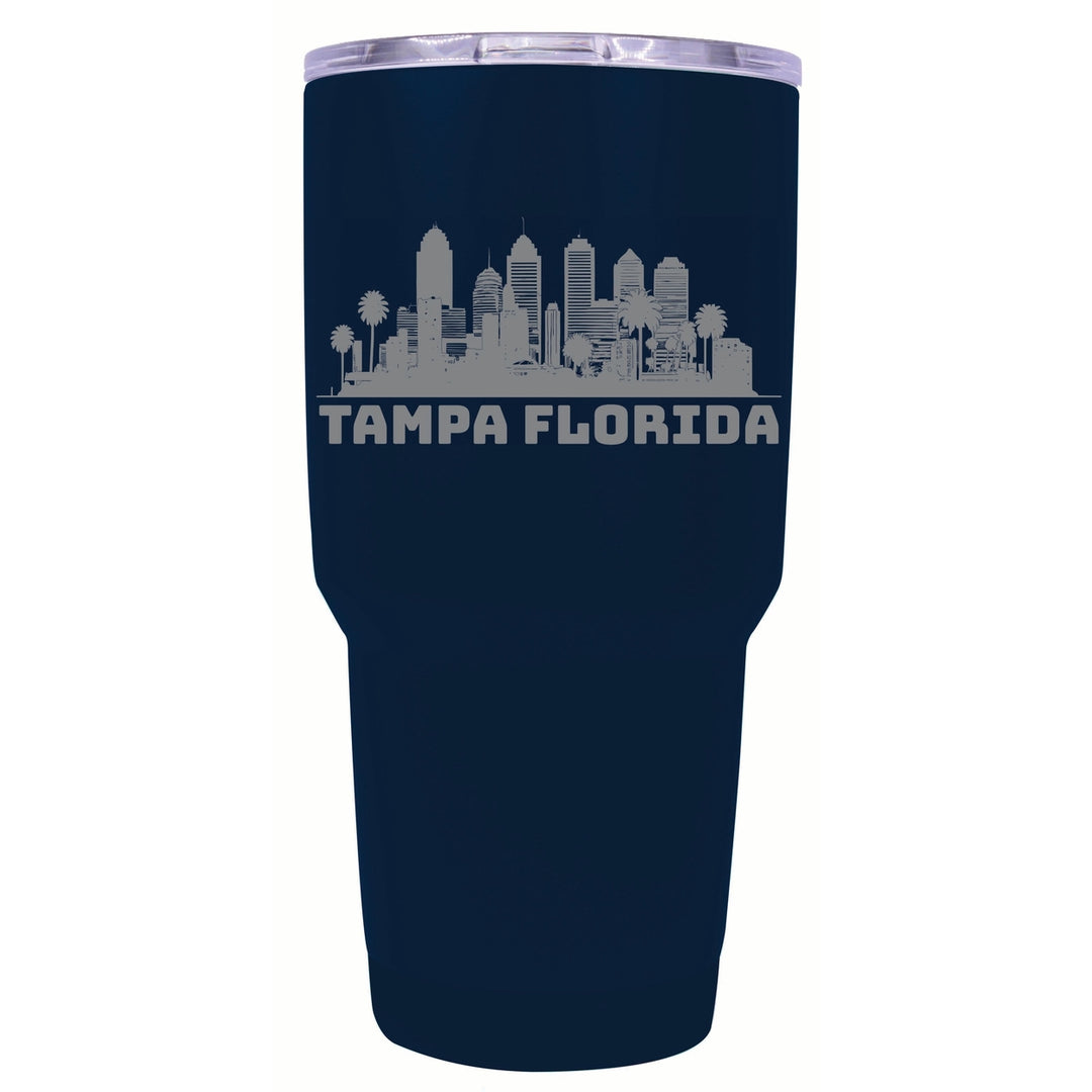 Tampa Florida Souvenir 24 oz Engraved Insulated Stainless Steel Tumbler Image 6