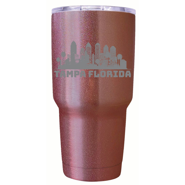 Tampa Florida Souvenir 24 oz Engraved Insulated Stainless Steel Tumbler Image 8