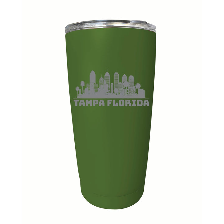 Tampa Florida Souvenir 16 oz Engraved Stainless Steel Insulated Tumbler Image 7