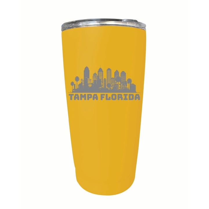 Tampa Florida Souvenir 16 oz Engraved Stainless Steel Insulated Tumbler Image 10