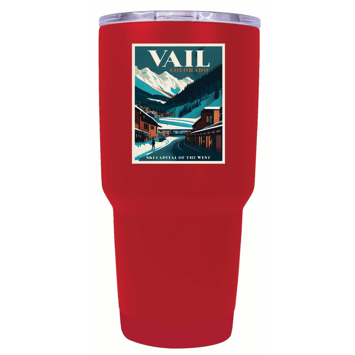 Vail Colorado Design B Souvenir 24 oz Insulated Stainless Steel Tumbler Image 4