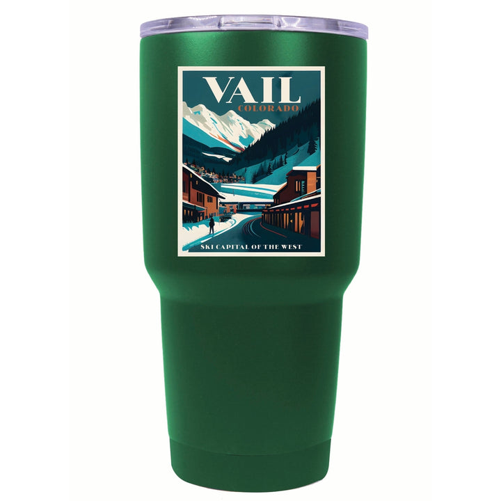 Vail Colorado Design B Souvenir 24 oz Insulated Stainless Steel Tumbler Image 7