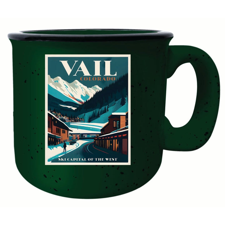 Vail Colorado Design B Souvenir 16 oz Ceramic camping mug Image 6