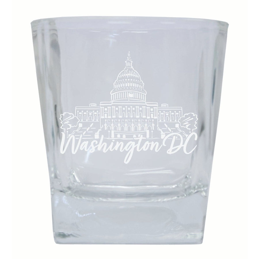 Washington DC Engraving2 Souvenir 7 oz Engraved Shooter Glass Image 1