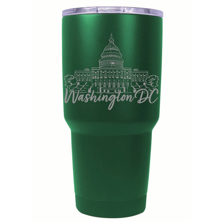 Washington DC Engraving2 Souvenir 24 oz Engraved Insulated Stainless Steel Tumbler Image 8