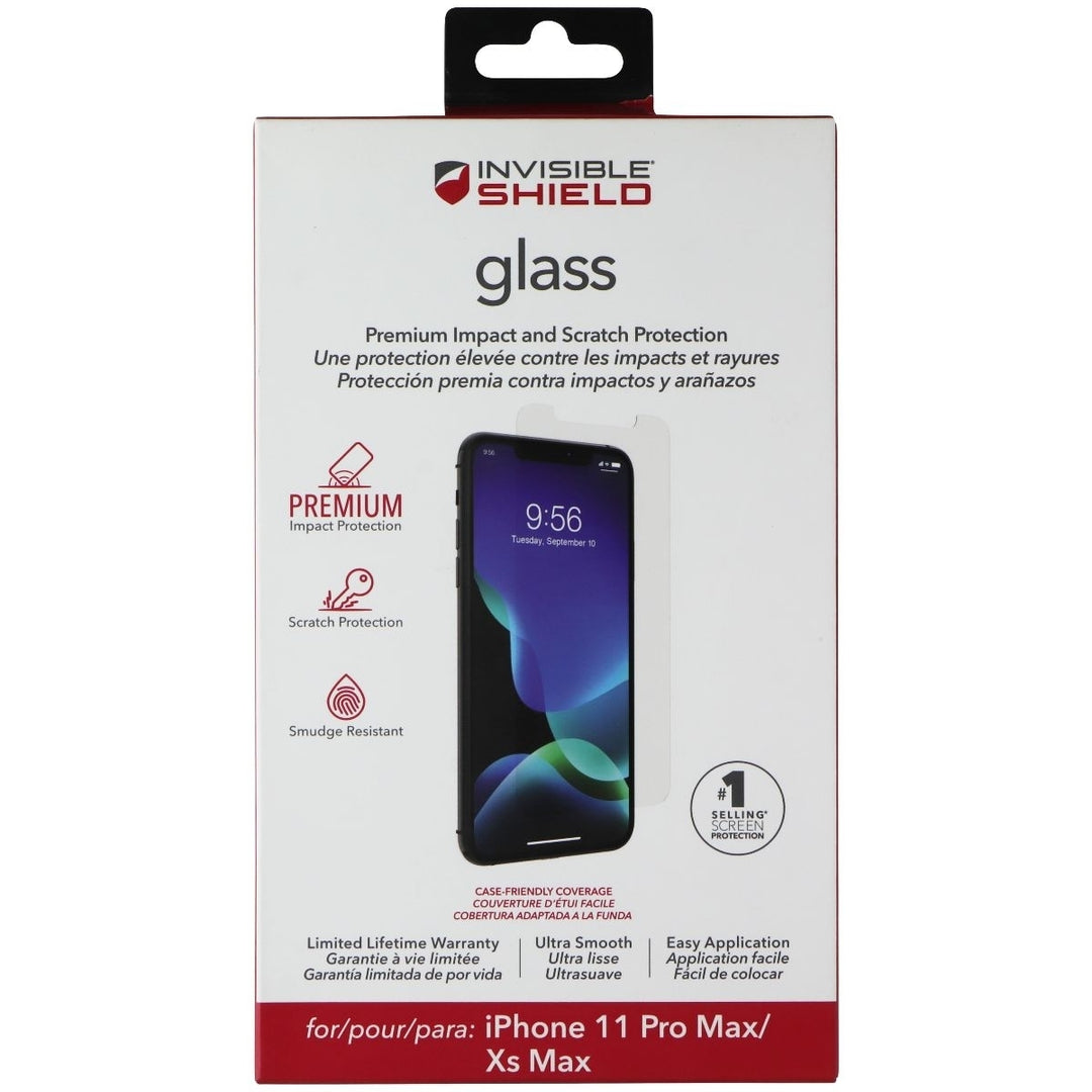 ZAGG (Glass) Series Screen Protector for iPhone 11 Pro Max and Xs Max - Clear Image 1