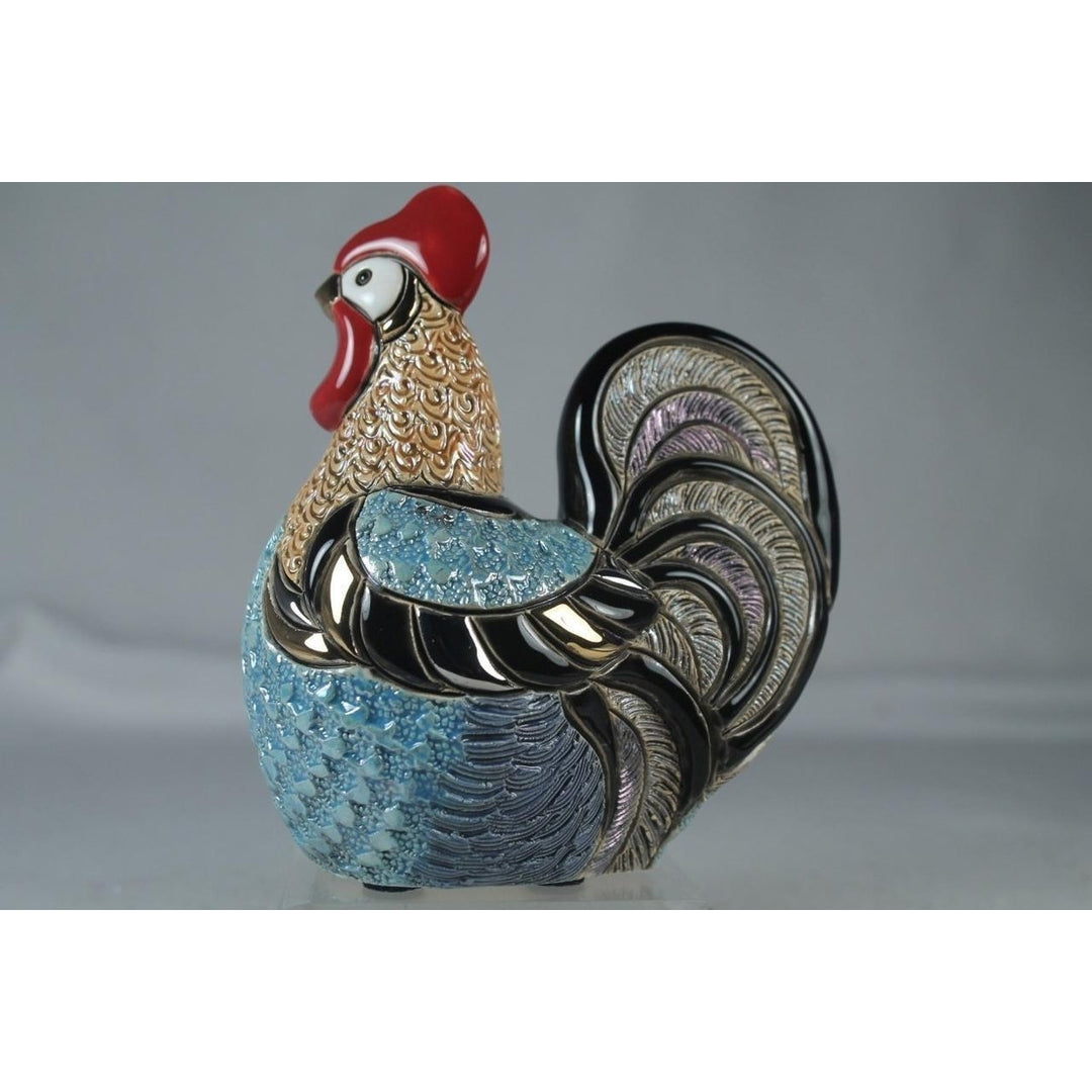 DeRosa Rinconada Family Figurine 2022 Adult Rooster F239 In Box Image 3