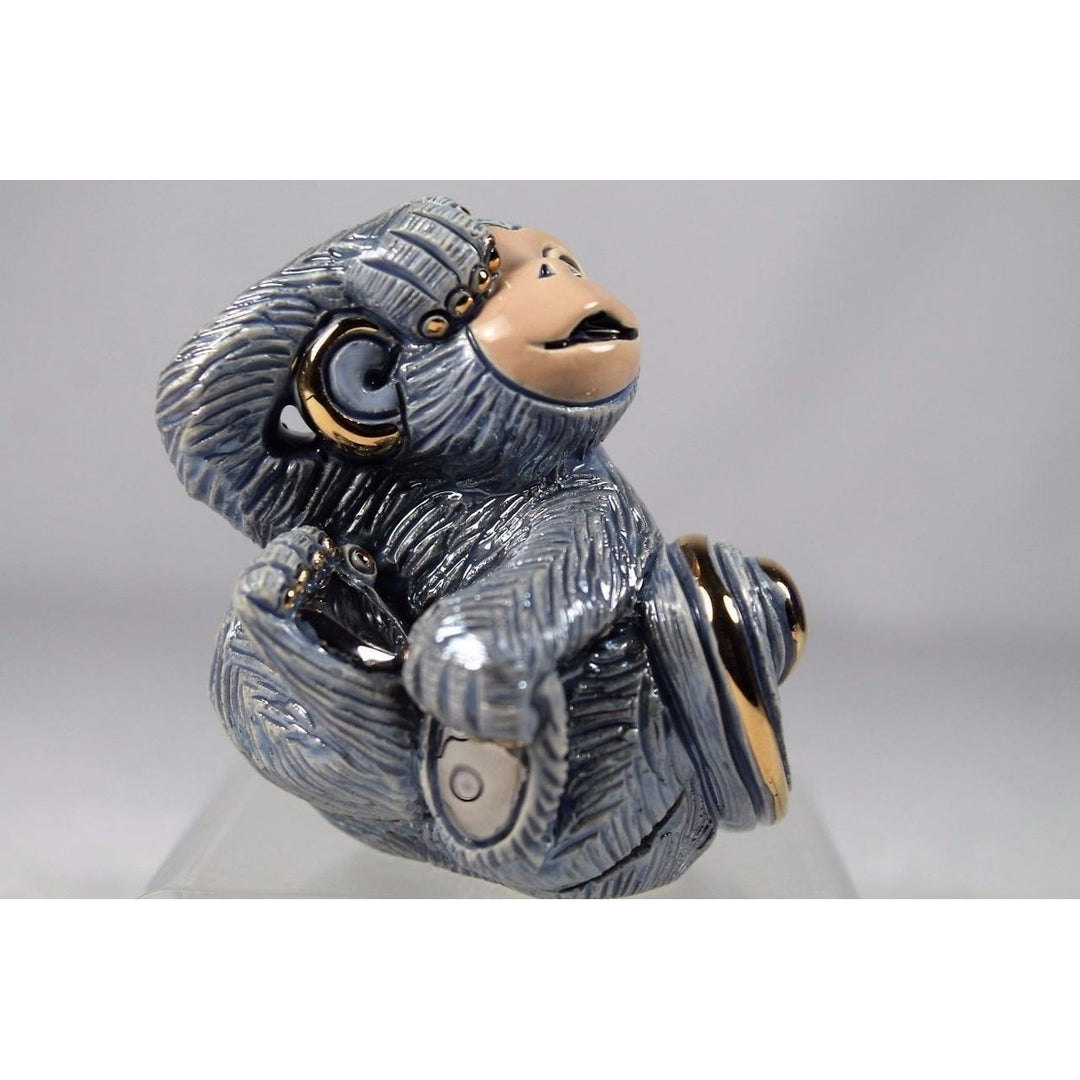 DeRosa Rinconada Family Figurine Baby Monkey-Zodiac 2016 F386- In Box Image 4